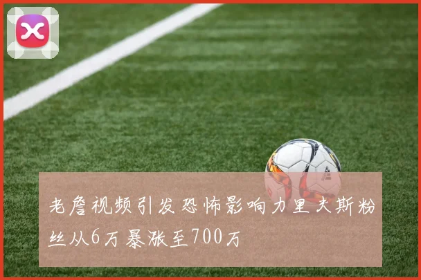 老詹视频引发恐怖影响力里夫斯粉丝从6万暴涨至700万