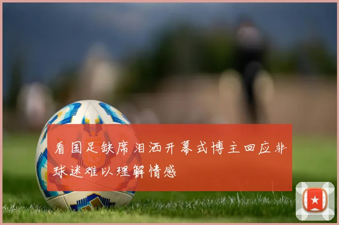 看国足缺席泪洒开幕式博主回应非球迷难以理解情感