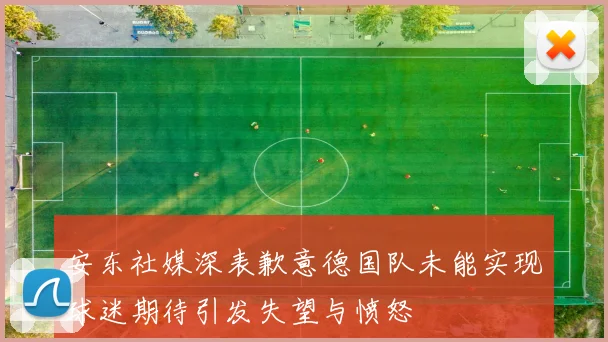 安东社媒深表歉意德国队未能实现球迷期待引发失望与愤怒